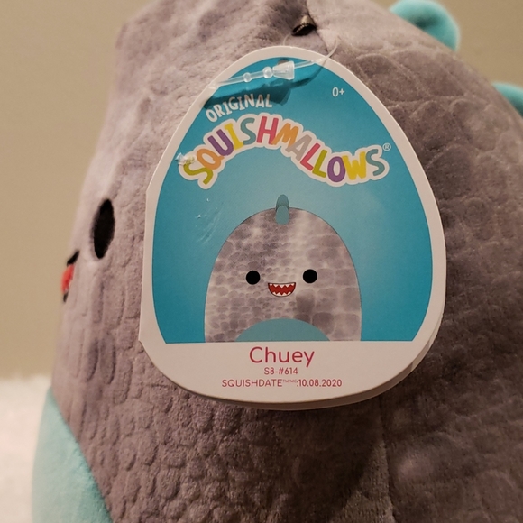 Squishmallow 8" Chuey the Dinosaur - Picture 3 of 4